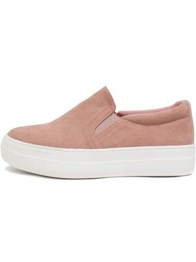 SODA Women's Platform Slip on with Cushion Foam: HIKE in Dark Mauve - New